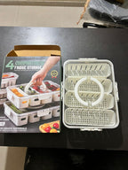 4 Compartment Fridge Storage