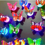 3DButterfly Led Light for Home Decoration (Pack of 3)