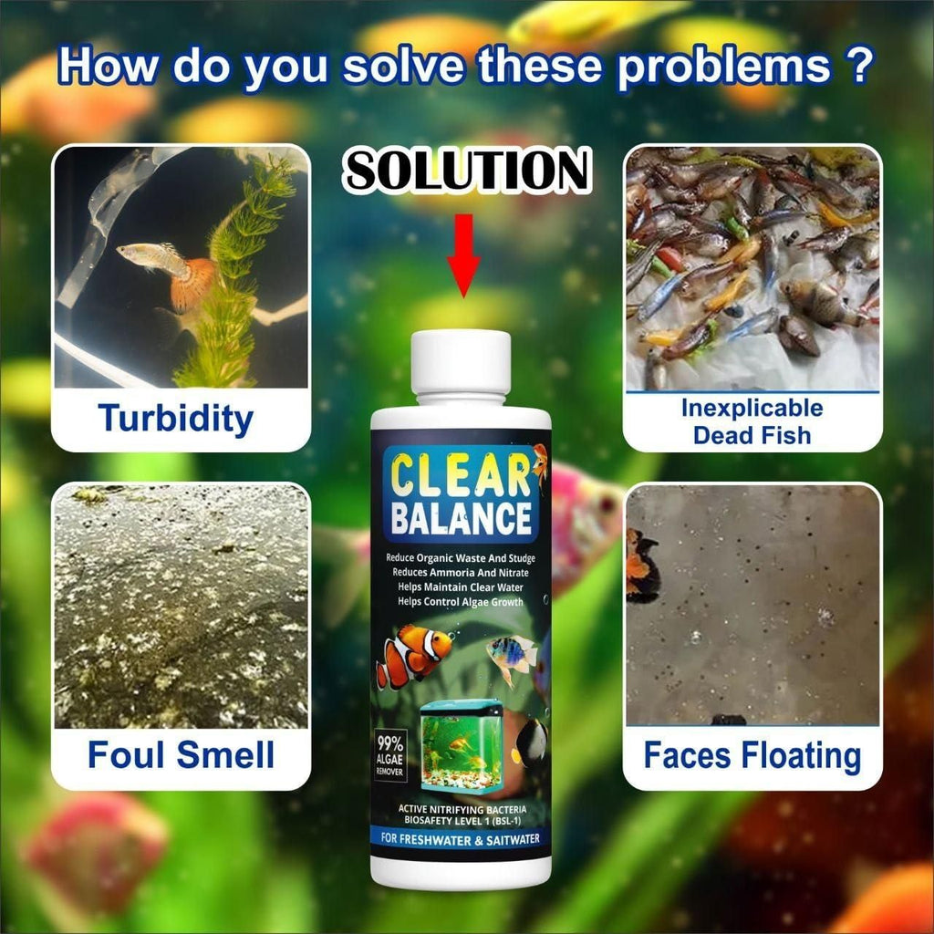 Clear Balance Fish Tank Water Purifier 120ml Each (Pack of 2)